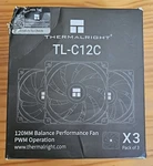Thermalright TL-C12C 120MM Case Fan 3-PACK 49811 (new/open Box) VJ07. Fixed Price $17.00.