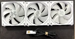 Lian Uni Fan Al 120 3-PACK Daisy-chain Argb Case With Power Cable White. Fixed Price $39.99.