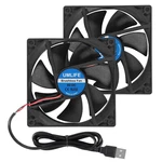 2PCS 12025 120MM X 25MM 12V Inch Dual Ball Bearings Brushless Fan 2PIN Dc Cool. Fixed Price $12.81.