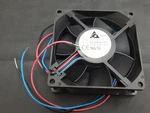 Delta AFB0812SH Axial Fan, 80MM, 12VDC, 46.62CFM, 40DBA, 80X80X25MM 3 Wire. Fixed Price $15.00.