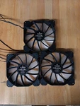 Set Of Fans New Rgb Corsair 140MM ,12V Dc 0.3A. 4PINS. Fixed Price $29.99.