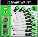 11PCS Screwdriver Set, Magnetic 5 Phillips And Flat Head Black. Fixed Price $11.64.