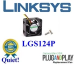 1X Quiet Replacement Fan For Linksys LGS124PV2. Fixed Price $21.95.