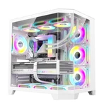 Ruix OV303 Atx Mid-tower Pc Case, Pre-installed 4 120MM Prism Argb Pwm Fans.... Fixed Price $118.99.