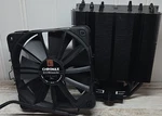 Noctua NF-F12 Pwm Chromax.black Cpu Fan With Heatsink 4-PIN Aluminum. Fixed Price $20.00.