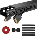 Updated White Cable Raceway Kit, 31(2X15.5 Inch Open Slot Wire Covers For Cords,. Fixed Price $20.99.
