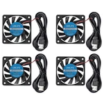 4PACK Dc Usb Fan 5V 6015 Brushless Cooling 60MMX15MM. Fixed Price $12.36.