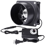 Small Axial Exhaust Fan, 80MM 12V Dc With Ac Plug Dual Ball Bearings Air .... Fixed Price $48.55.