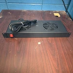 Rackmount Dual Fan Cooling System With Power Switch, 3-PRONG Plug. Fixed Price $25.00.