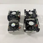 Lot Of 4 Intel Cpu Coolers Heatsinks & Fans 3 Pin A09526-001 A80856-001 A57855. Fixed Price $24.99.