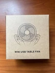 Small Compact Usb Desk Fan With Led Night Lights, 3 Speed Quiet Custom Bases. Fixed Price $11.99.