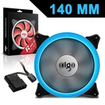 Aigo 140MM Led Halo Pc Cpu Gaming Computer Case Cooling Neon Clear Fan Mod. Fixed Price $7.90.