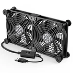 Eluteng Dual Usb Computer Cooling Fan High Speed 120MM Adjustabl.... Fixed Price $30.78.