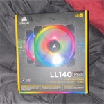 Corsair LL140 Rgb 140MM Hydraulic Dual Pack Multicolor Led 4-PIN Case Fans. Fixed Price $43.39.