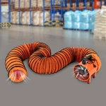 10" Portable Exhaust Fan Air Ventilation Utility Blower Opt 5M/10M Dust Hose. Fixed Price $110.20.