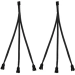 2 Pack 3 Way 4 Pin Pwm Fan Splitter Cable, Pc Extension Converter For C.... Fixed Price $11.79.