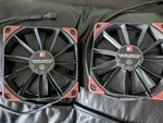 Lot Of 120MM Black Noctua NF-F12 Industrial PPC-3000 3000RPM Pwm Fans. Fixed Price $40.00.