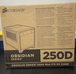 Corsair Obsidian Series 250D Mini Itx Computer Case Black Brushed Aluminum Steel. Fixed Price $159.99.