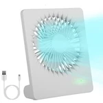 Portable Fan Usb Rechargeable Quiet 5 Blades Desktop Cooling. Fixed Price $11.38.