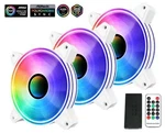 Sama 120MM 3-IN-1 Pc Fan Set Argb Infinity Mirror With Hub And Remote 6CF120I. Fixed Price $16.99.