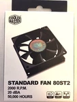 Cooler Master R4-S8R-20AK-GP 80MM Cooling Fan 80ST2 Long Life 50,000 Hours. Fixed Price $12.95.