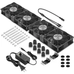 X 120MM Server Rack Fans Cooling 110V 120V 220V 240V Variable Speed.... Fixed Price $95.92.