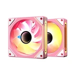 Vetroo Pink LR120 2-PACK 120MM Reverse Fan Blade Infinite Mirror Pc. Fixed Price $22.99.