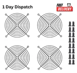Easycargo 4 Pack 120MM Fan Grill Guard Black W/ Mounting Screws. Fixed Price $11.77.