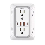 6 Outlet Extender Surge Protector Multi Plug Wall Adapter Usb Charger Ports With. Fixed Price $9.99.
