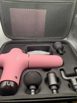 Mini Handheld Massage Wand Percussion Deep Tissue 3 Levels 4 Heads Silent W/case. Fixed Price $39.99.