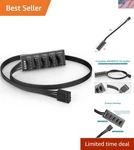 Hub,compatible 3PIN/4PIN Splitter.pwm Fans For Desktop Cool.... Fixed Price $16.11.