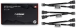 Noctua NA-SYC1 Chromax.black, 4 Pin Y-cables For Pc Fans (black). Fixed Price $15.59.