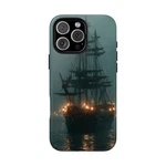 Ink - Case For Iphone, Samsung, Pixel Ghostly Pirate Ship Foggy Sea. Fixed Price $38.49.