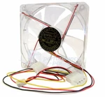Yate Loon 140X140X25MM Clear Low Speed Fan With Quad Blue D14SL-124B Pack. Fixed Price $10.99.