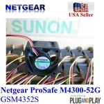 1X New Quiet Replacement Fan For Netgear Prosafe M4300-52G (GSM4352S). Fixed Price $25.95.