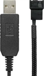 Crj 12V Step-up Usb Fan Power Adapter Cable 24-INCH (60CM), Black Sleeved Fu. Fixed Price $14.95.
