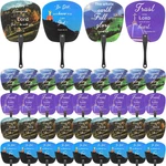 Geetery 36 Pcs Christian Bible Fans Bulk Church Handheld Plastic Round. Fixed Price $26.54.