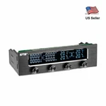 5.25" Pc Cpu 4 Channel Fan Speed Cooling Multi-function Lcd Controller. Fixed Price $39.98.