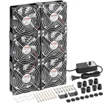 Wathai 120MM 6 Small Box Computer Fan With Ac Plug Dual Ball Variable Spe. Fixed Price $116.98.