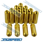 20 Gold Jdmspeed M12X1.5 60MM Extended Forged Aluminum Tuner Racing Lug Nut Set. Fixed Price $19.85.