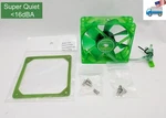 New Evercool Green 92MM 3-PIN Pc Case Cooling Fan W/ Anti-vibration Pad. Fixed Price $12.50.