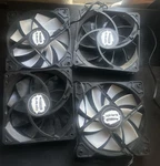 Uphere 120MM Case Fan 4-PACK Black/white 3-PIN Hydraulic 1500RPM 12V. Fixed Price $5.00.