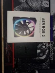 Nzxt Aer Rgb HF-28120-B1 Led Cooling Fan With Controller. Fixed Price $60.00.