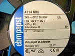One Ebm-papst 4114NH6 Fan Used Very Clean Pictured. Fixed Price $30.00.