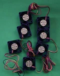 Everflow R124025BU 12V 0.44A Cooling Fan, Lot Of 7. Fixed Price $18.00.