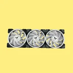 Set Of 3 Thermaltake Argb TT-1425 A1425S12S-2 Magnetic Cpu Cooling Fans #5261. Fixed Price $37.59.