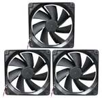 3 Pack 120MM Computer Case Fan Y.s. Tech Dc Brushless KM121225LS 4 Pin & Molex. Fixed Price $16.99.