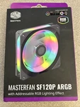 Cooler Masterfan SF120P Argb Fan. Nib. Fixed Price $14.00.