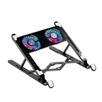 Laptop Cooling With 2/4 Fans Foldable Gaming Cooler Rgb Silent Po. Fixed Price $65.72.