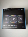 Lian Uni Fan SL120 V2 Rgb 120MM 28MM Black Case 3-PACK. Fixed Price $79.00.